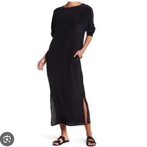 Mikoh silk  Black Maxi Dress size 1 BNWT